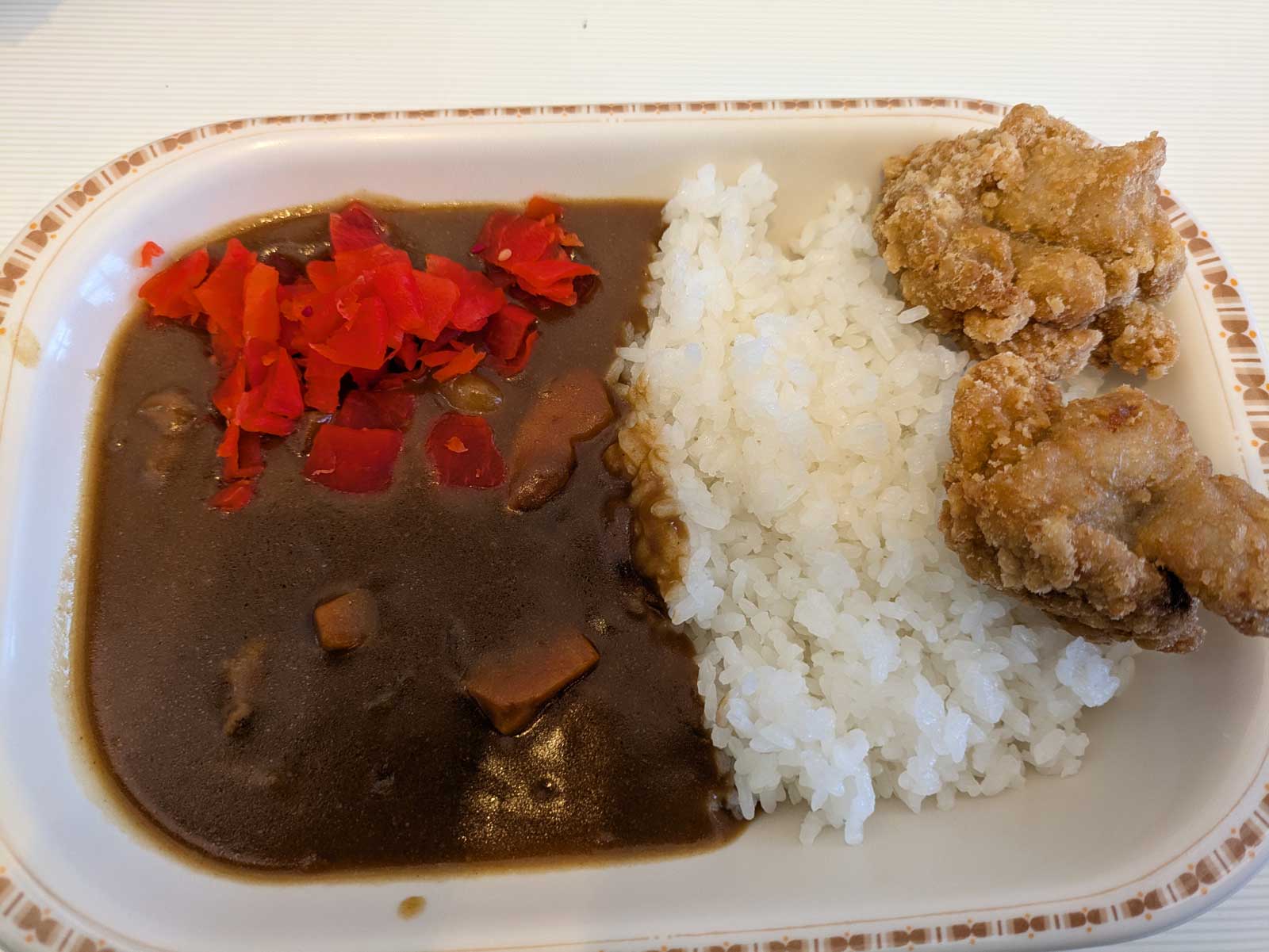 唐揚げカレー