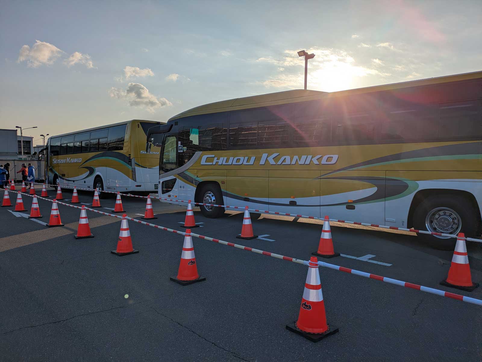 三菱電機駐車場