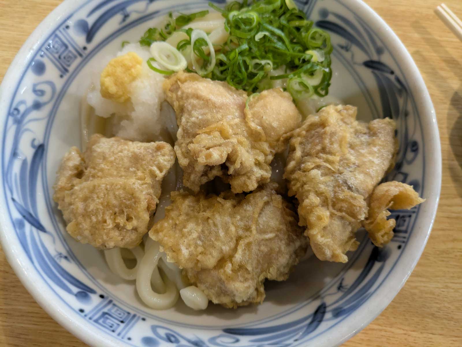 かしわ天ぶっかけ冷